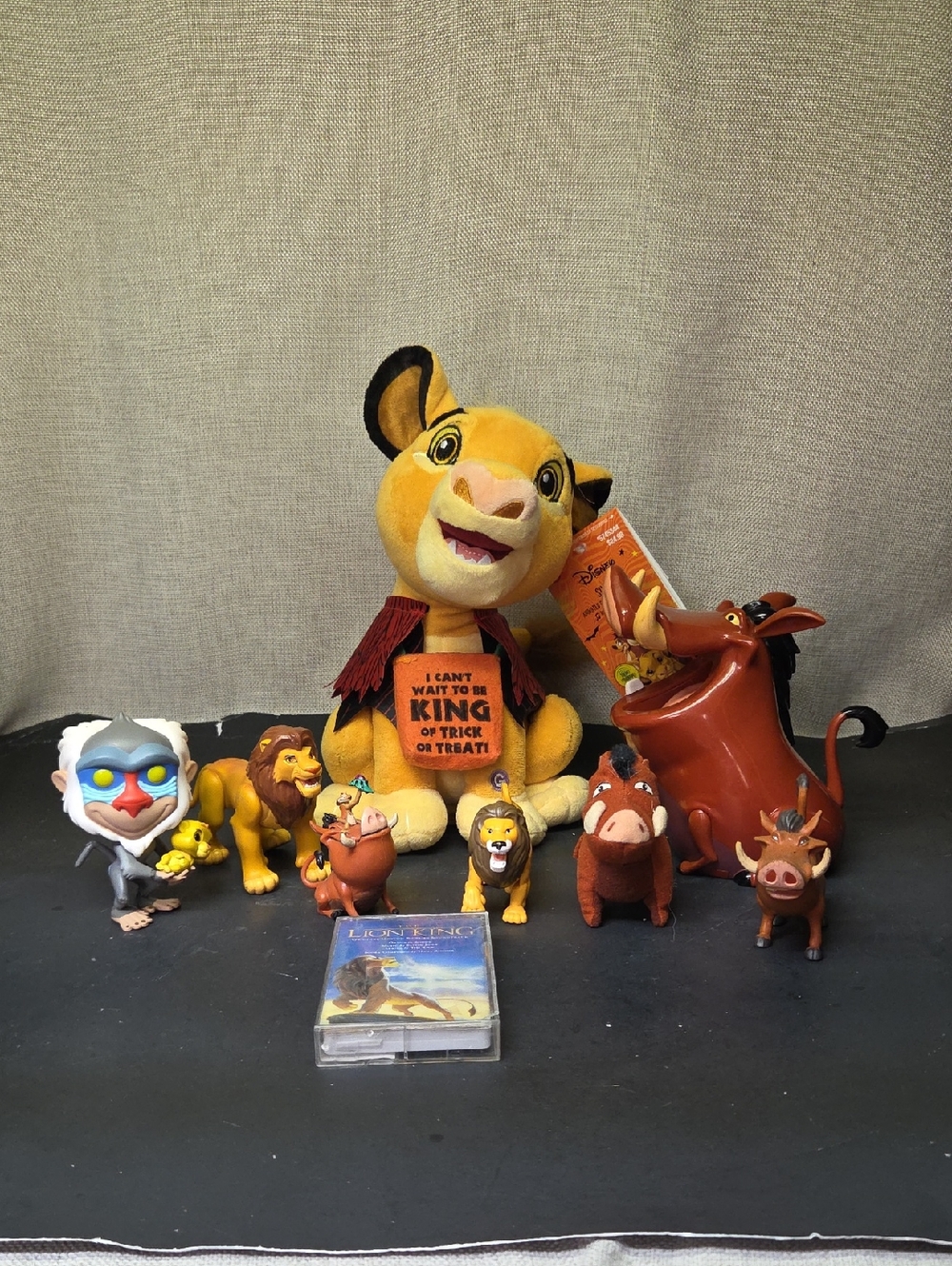 DISNEY 9.5-in Musical The Lion King SIMBA Animated‎ Plush